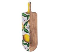 Signes Grimalt By Sigris - Tabla de Madera para Cocina | Tabla de Cortar Ovalada, Diseño: Limones Signes Grimalt Decor And Go