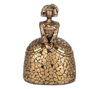 SIGNES GRIMALT Figura Decorativa Menina Dorada de Resina de 18,5 cm