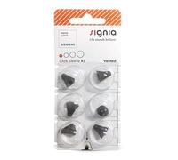 Signia Click Sleeves Vented - Juego de 6 fundas para Siemens, Signia y Audio Service IdOs y Ex (XS)