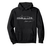 Significado Perfil de la Ciudad de Belgrado - Serbia Souvenir Sudadera con Capucha