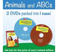 Signing Time Leah's Farm and ABC Signs DVD Set: 2-in-1 DVD Pack