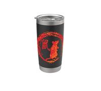 Signo chino del zodíaco rata Vaso térmico de acero inoxidable de doble pared