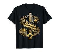 Signo de dólar Símbolo Riqueza y Éxito Motivacional Camiseta
