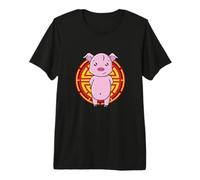 Signo de Estrella Chino de Cerdo (Rama de la Tierr Camiseta Premium