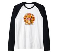 Signo de Estrella Chino Tigre (Rama de la Tierra) Camiseta Manga Raglan