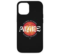 Signo de fuego del zodiaco Aries Sin límites Solo astrología de poder Carcasa para iPhone 12/12 Pro