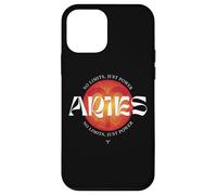 Signo de fuego del zodiaco Aries Sin límites Solo astrología de poder Carcasa para iPhone 12 mini
