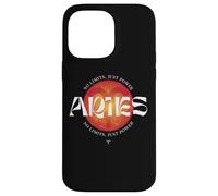 Signo de fuego del zodiaco Aries Sin límites Solo astrología de poder Carcasa para iPhone 14 Pro Max
