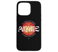 Signo de fuego del zodiaco Aries Sin límites Solo astrología de poder Carcasa para iPhone 15 Pro Max