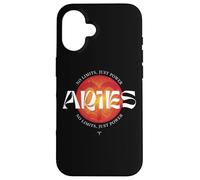 Signo de fuego del zodiaco Aries Sin límites Solo astrología de poder Carcasa para iPhone 16