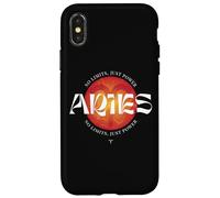 Signo de fuego del zodiaco Aries Sin límites Solo astrología de poder Carcasa para iPhone X/XS