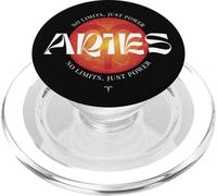 Signo de fuego del zodiaco Aries Sin límites Solo astrología de poder PopSockets PopGrip para MagSafe