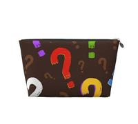 Signo de interrogación Colorido, Bolsa de artículos de tocador Bolsa de Maquillaje Bolsa de cosméticos Bolsa de artículos de tocador de Viaje portátil