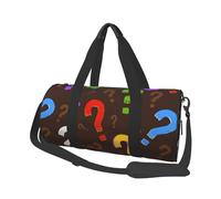 Signo de interrogación Colorido, Bolsa de Viaje de Gran Capacidad, Bolso Redondo, Bolsa de Viaje Deportiva, Bolsa de Mano, Bolsa de Fitness