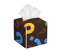 Signo de interrogación Colorido,Dispensador de pañuelos, Funda para Caja de pañuelos, dispensador de pañuelos