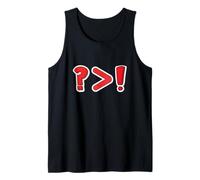 Signo de interrogación Punto de exclamación Preguntas mayores Gracioso Camiseta sin Mangas