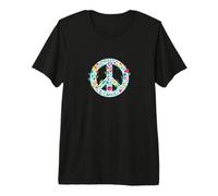 Signo de la Paz, Paz, Libertad y Amor, Regalo Hippie Camiseta Premium