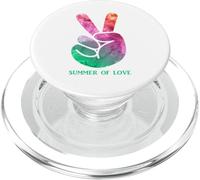 Signo de la paz - Summer Of Love Cool Tie Dye Peace Sign Gift PopSockets PopGrip para MagSafe