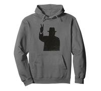 Signo de la Victoria de Winston Churchill Icono británico de la Segunda Sudadera con Capucha
