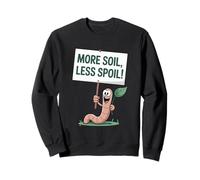 Signo de lombriz de Tierra más Suelo Menos echar a Perder Sudadera