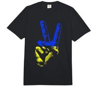 Signo de Paz de Bandera de Ucrania Bandera de Ucrania Estoy Comfort Colors Adult Heavyweight T-Shirt