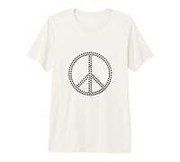 Signo de Paz de Corazones Negros Camiseta Premium