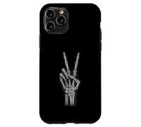Signo de Paz Esqueleto Mano Divertida radiología tecnología Carcasa para iPhone 11 Pro
