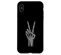 Signo de Paz Esqueleto Mano Divertida radiología tecnología Carcasa para iPhone XS MAX