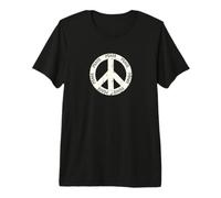 Signo de Paz Paz Tierra Retro Vintage símbolo Paz Mundial Camiseta Premium