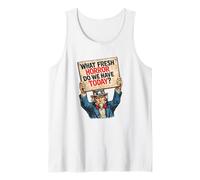 Signo de protesta del tío Sam político satírico Camiseta sin Mangas