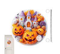 Signo de Puerta de Halloween Signo de Acrílico | Decoración Colgante para Puertas Decoración del Festival Gótico | Murmullo de la Casa de la Granja del Dormitorio