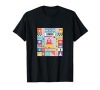 Signo del Zodiaco CÁNCER Estilo Bauhaus - Arte Moderno de astrología Camiseta