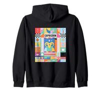 Signo del Zodiaco Capricornio Estilo Bauhaus - Arte Moderno de astrología Sudadera con Capucha