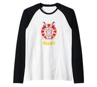 Signo del Zodiaco Chino Conejo Intuición pacífica Camiseta Manga Raglan