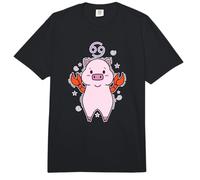 Signo del Zodiaco de cáncer de Cerdito Comfort Colors Adult Heavyweight T-Shirt
