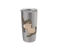 Signo del zodiaco de Capricornio como horóscopo animal Vaso térmico de acero inoxidable de doble pared