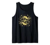 Signo del zodiaco de la constelación de Piscis cumpleaños de febrero Camiseta sin Mangas
