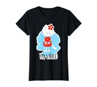 Signo del Zodiaco de Virgo Lindo Gato Astrología Horóscopo Camiseta gráfica económica, Mujer, Negro, S