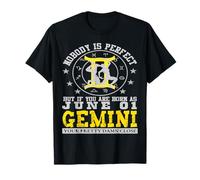 Signo del Zodiaco Géminis Junio 01 Horóscopo de cumpleaños Astrología Camiseta