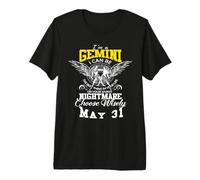 Signo del Zodiaco Géminis Mayo 31 Astrología Divertida del horóscopo Camiseta Premium