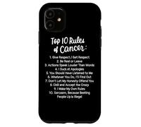Signo del zodiaco Junio Julio Top 10 Reglas del cáncer 21 de junio 22 de julio Carcasa para iPhone 11