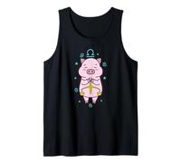 Signo del Zodiaco Libra como un horóscopo Cerdito Camiseta sin Mangas