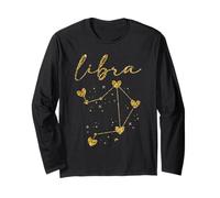 Signo del zodiaco Libra Septiembre Octubre Cumpleaños Hombres Mujeres Niños Manga Larga