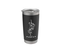 Signo del zodiaco Piscis, Febrero de marzo, Horóscopo Piscis Vaso térmico de acero inoxidable de doble pared