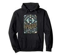 Signo del Zodiaco Piscis Horóscopo Signos de Estrella Rasgos de astrología Sudadera con Capucha