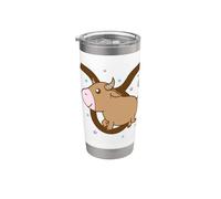 Signo del zodiaco Tauro como horóscopo animal Vaso térmico de acero inoxidable de doble pared