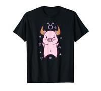 Signo del Zodiaco Tauro como un horóscopo Cerdito Camiseta gráfica económica