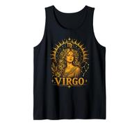 Signo del Zodiaco Virgo Astrología Celestial Diosa Constelación Camiseta sin Mangas