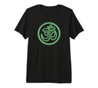 Signo Om Tradicional del Budismo & Hinduismo (Verde) Camiseta Premium