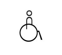 Signo Placa de Puerta WC Número de puerta baño 3D for hombres y mujeres, letrero creativo for inodoro, tablero acrílico, decoración del hogar Hotel(Color 23,25x16cm)